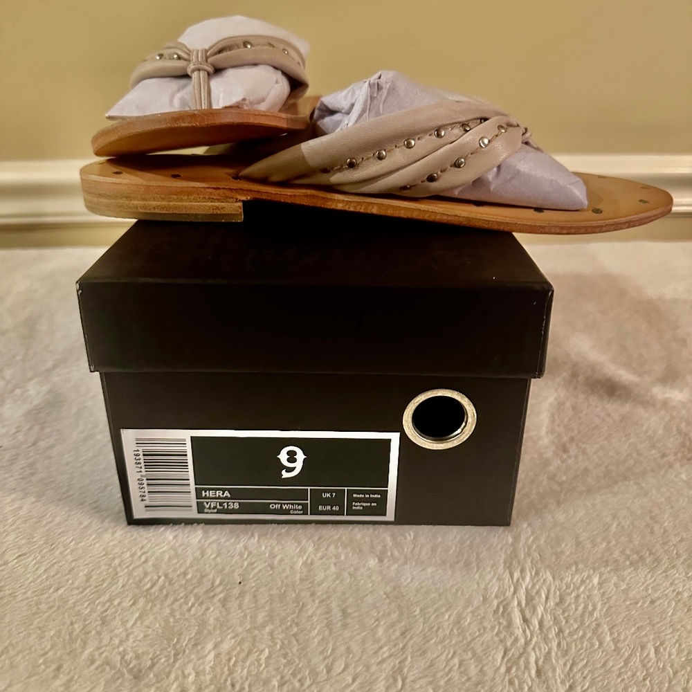 Vintage Foundry Leather Slippers (Hera) Size 9